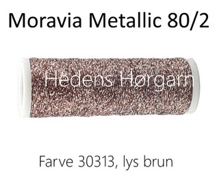 Moravia Metallic 80/2 farve 30313 lys brun